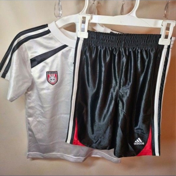adidas Other - Adidas Soccer Jersey and Shorts Set For Boys Size 6T